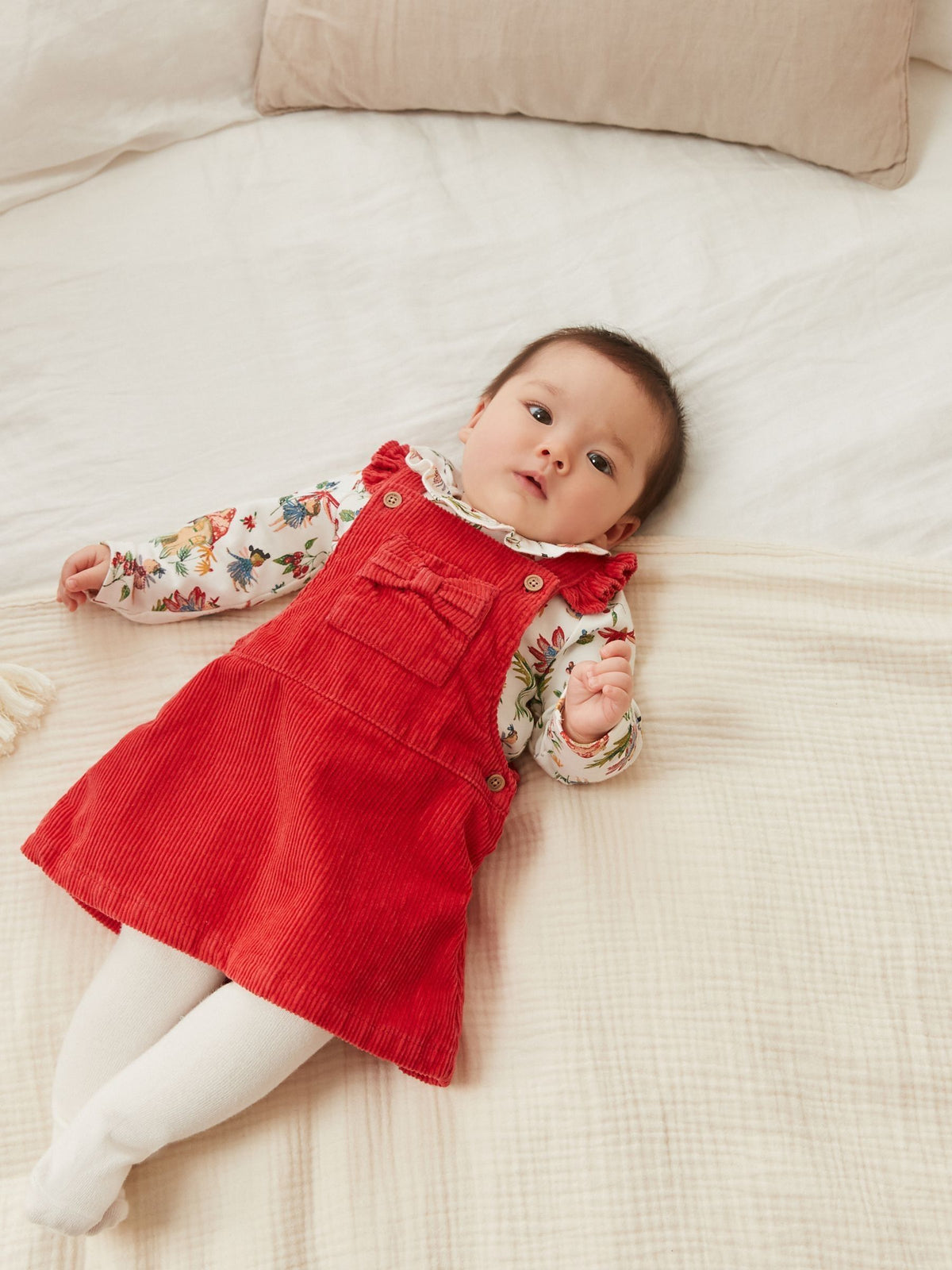 Ecru Baby Tights 2 Pack
