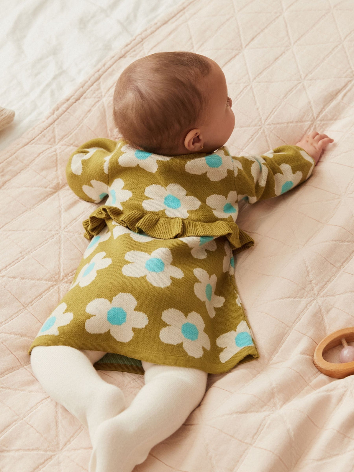 Ecru Baby Tights 2 Pack