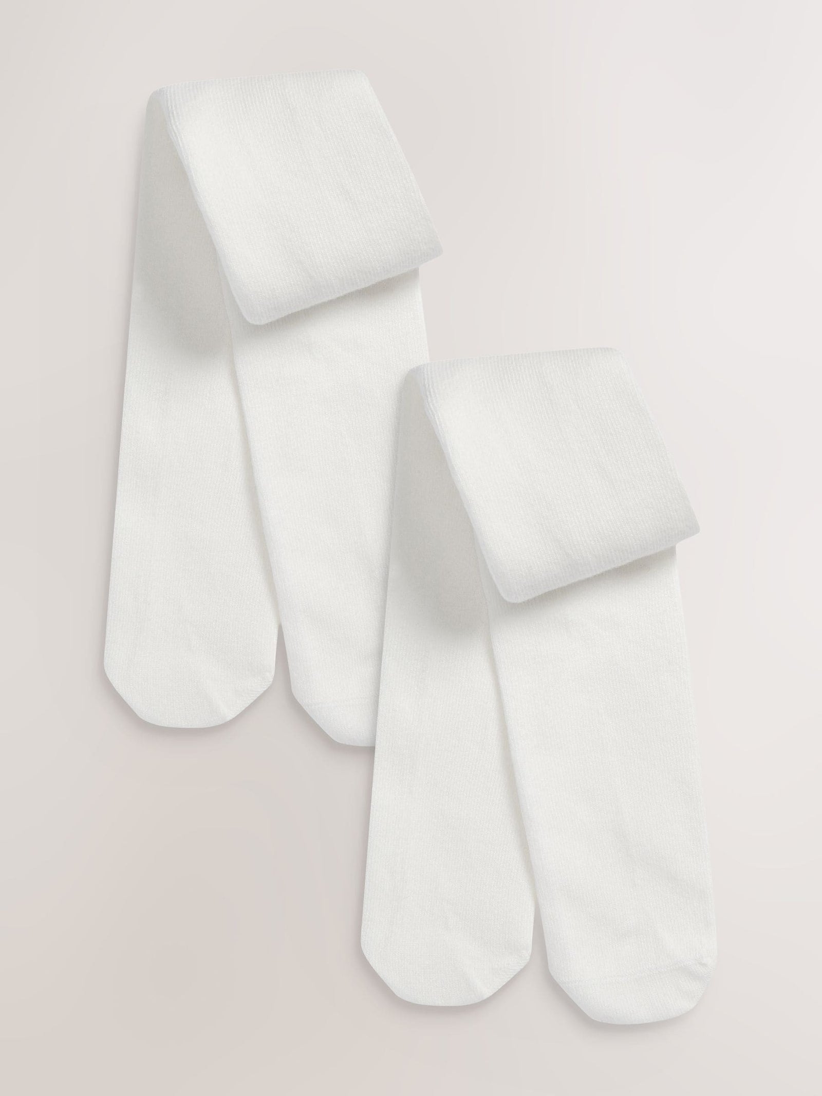 Ecru Baby Tights 2 Pack