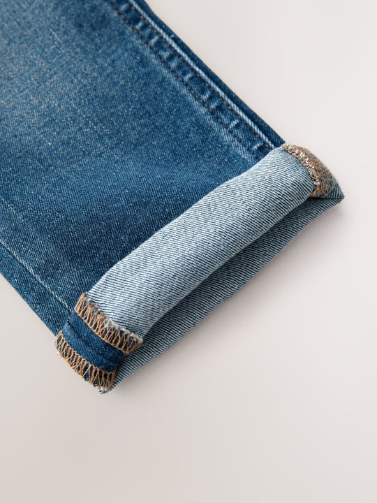 Mid Blue Denim Regular Fit Comfort Stretch Jeans (3mths-7yrs)