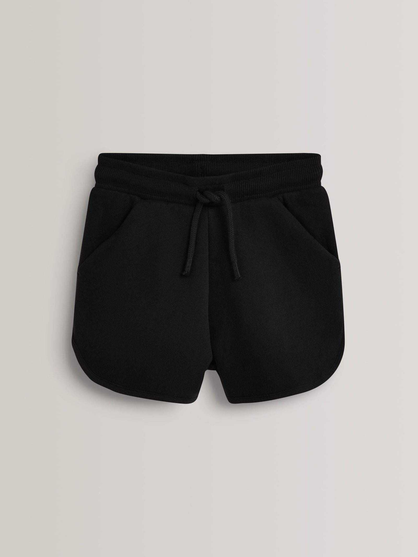 Black Jersey Shorts (3-16yrs)