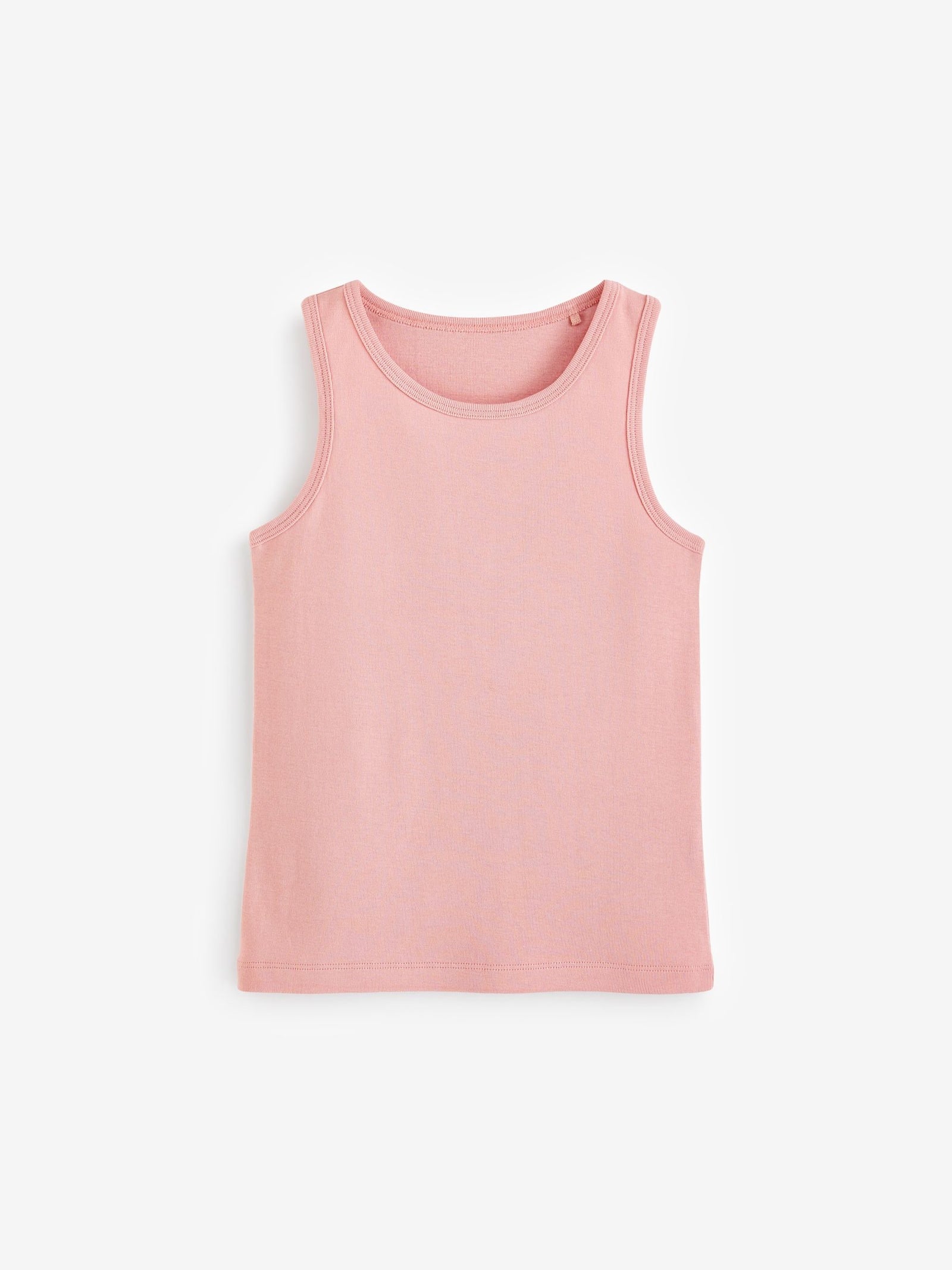 Multi Pastel 100% Cotton Vests 5 Pack (1.5-16yrs)
