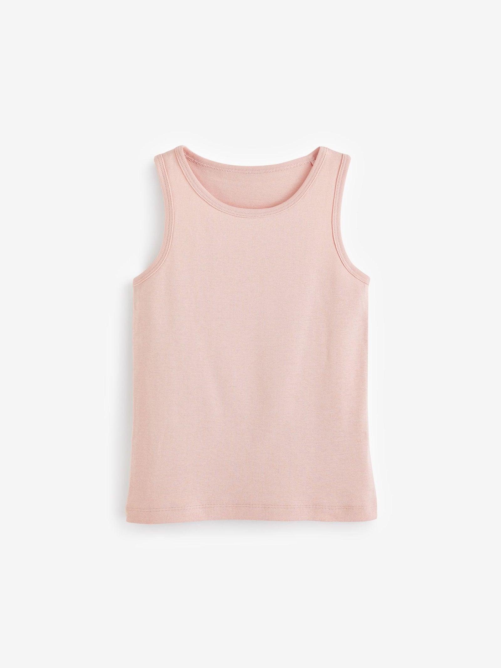 Multi Pastel 100% Cotton Vests 5 Pack (1.5-16yrs)