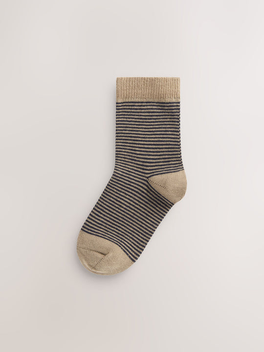 Multi Stripe Cotton Rich Socks 7 Pack