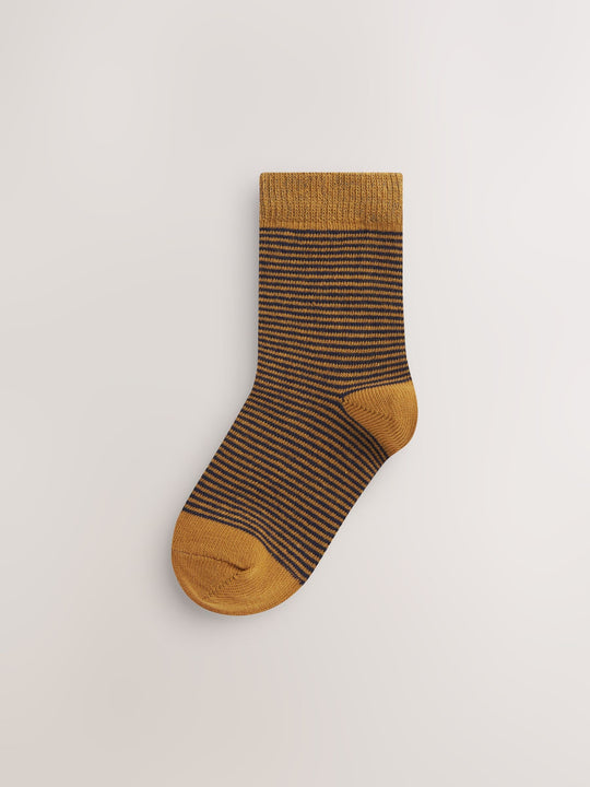 Multi Stripe Cotton Rich Socks 7 Pack