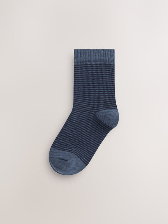 Multi Stripe Cotton Rich Socks 7 Pack