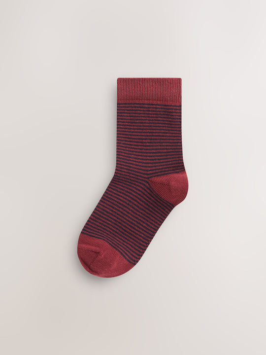 Multi Stripe Cotton Rich Socks 7 Pack
