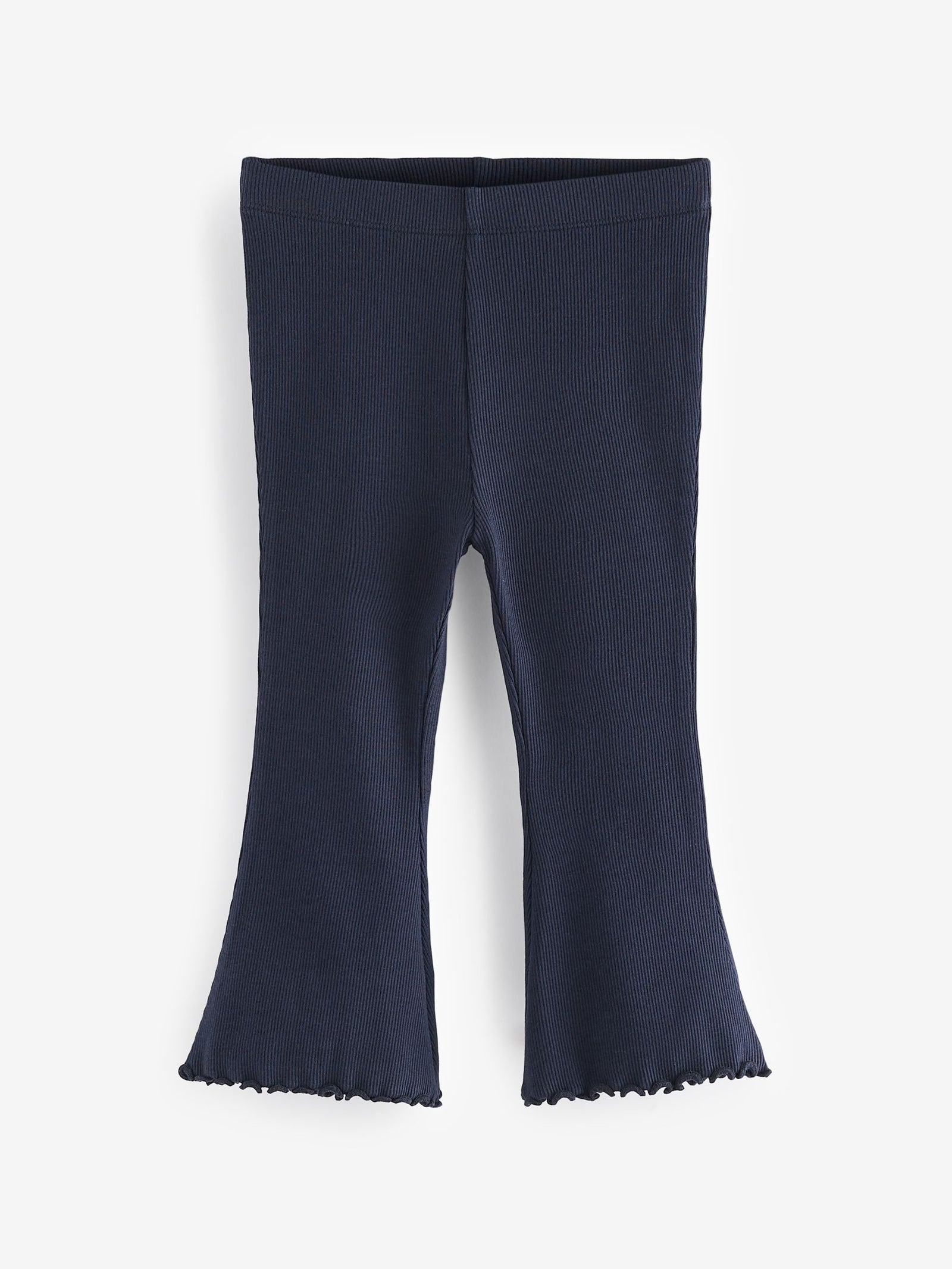 Navy Rib Flare Leggings (3mths-7yrs)