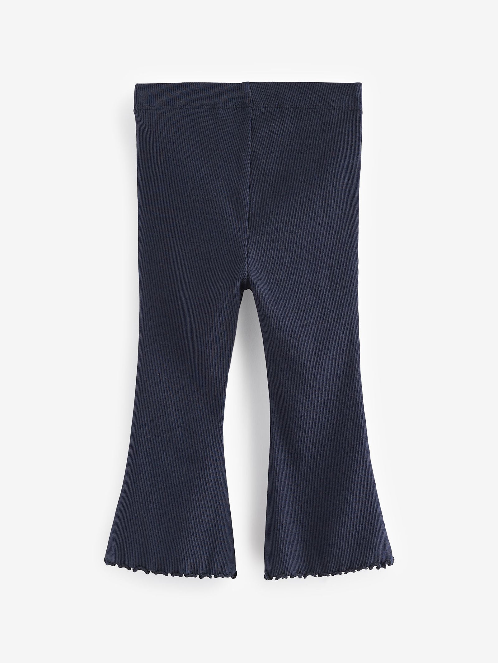 Navy Rib Flare Leggings (3mths-7yrs)