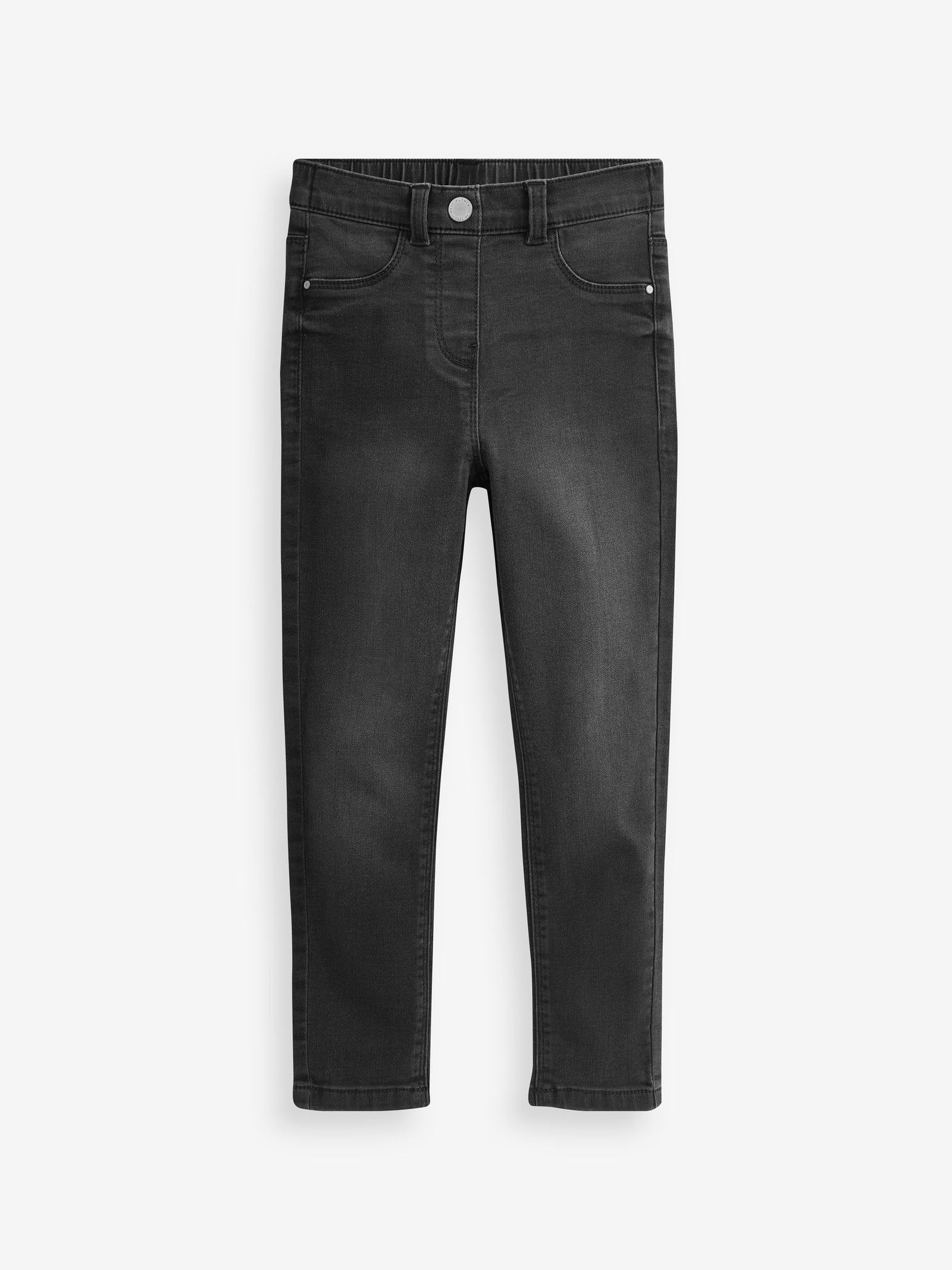 Charcoal Grey Regular Length Stretch Jeggings (3-16yrs)