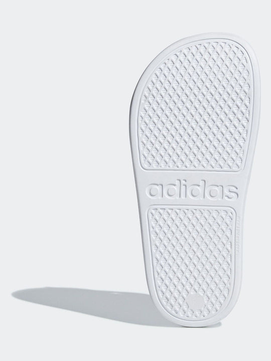 adidas White Adilette Kids Swim Sandals