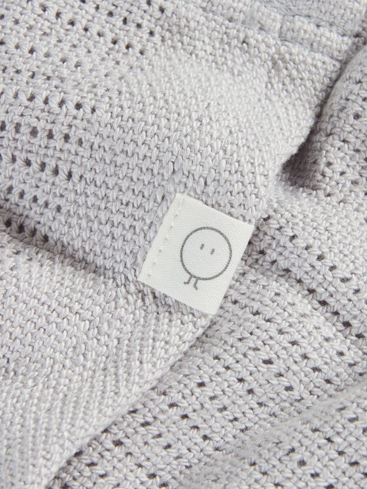MORI Grey Blend Cellular Baby Blanket