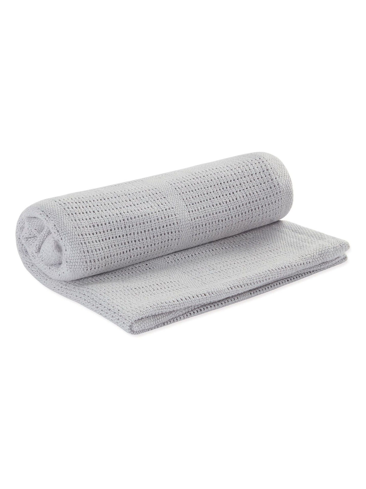 MORI Grey Blend Cellular Baby Blanket