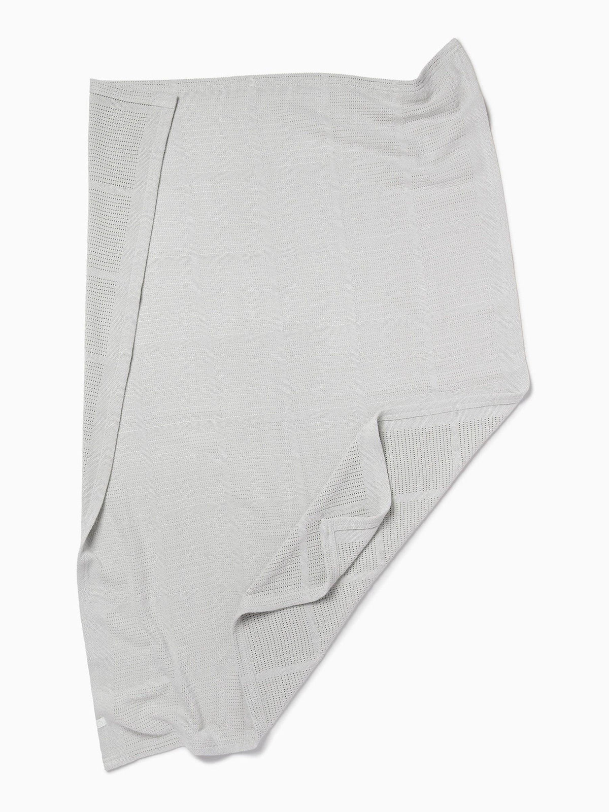 MORI Grey Blend Cellular Baby Blanket