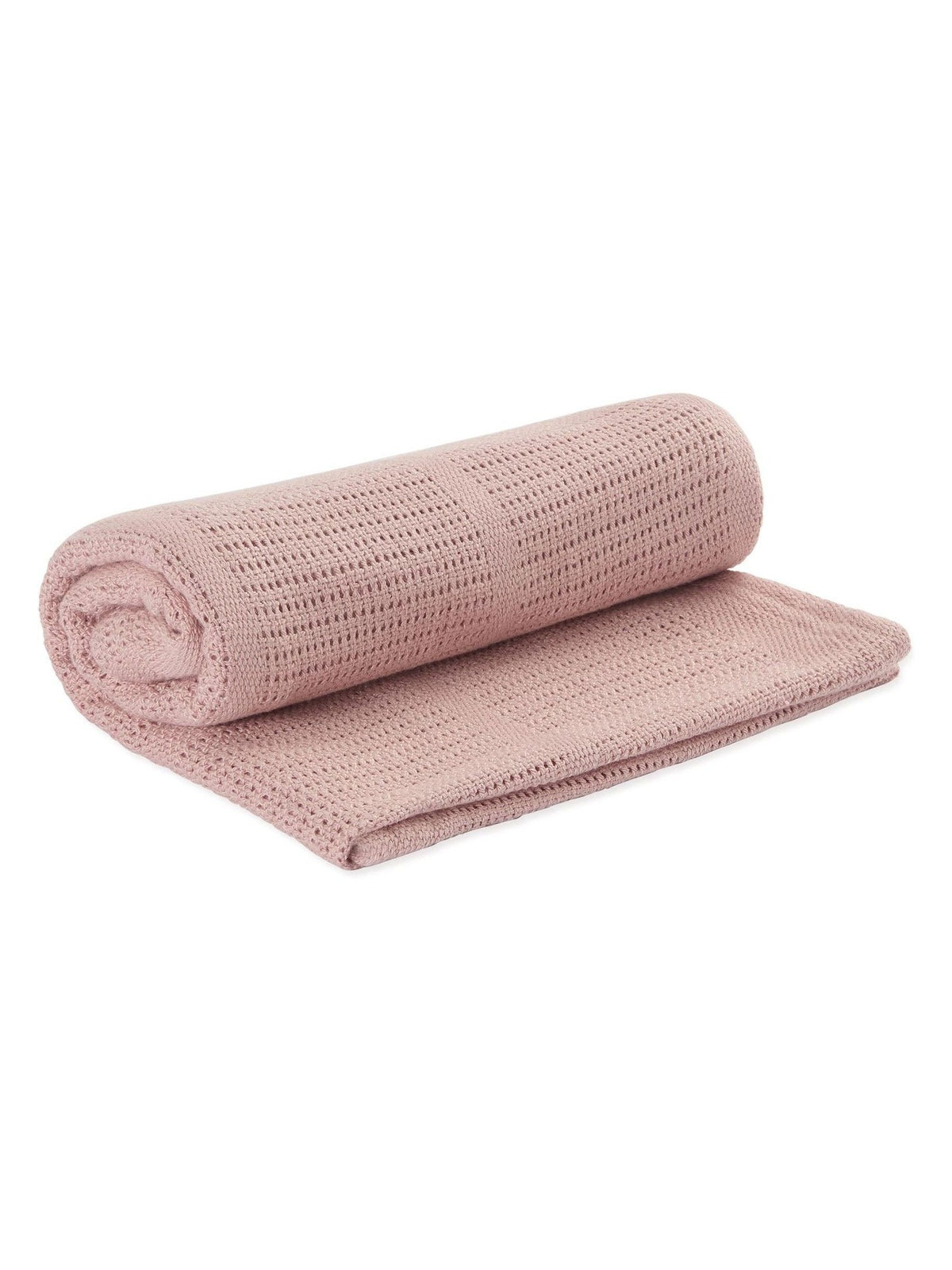 MORI Rose Pink Blend Cellular Baby Blanket