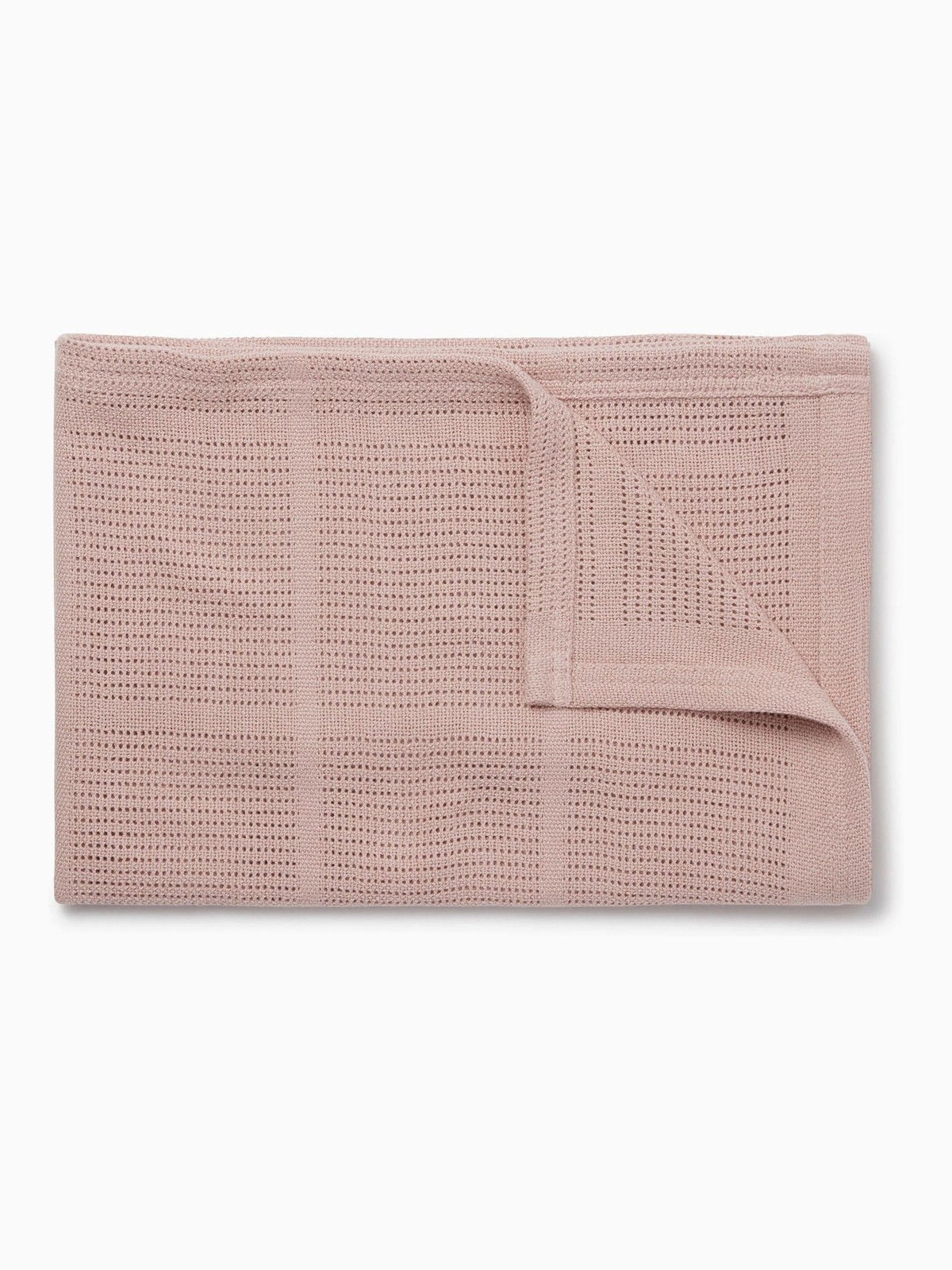 MORI Rose Pink Blend Cellular Baby Blanket