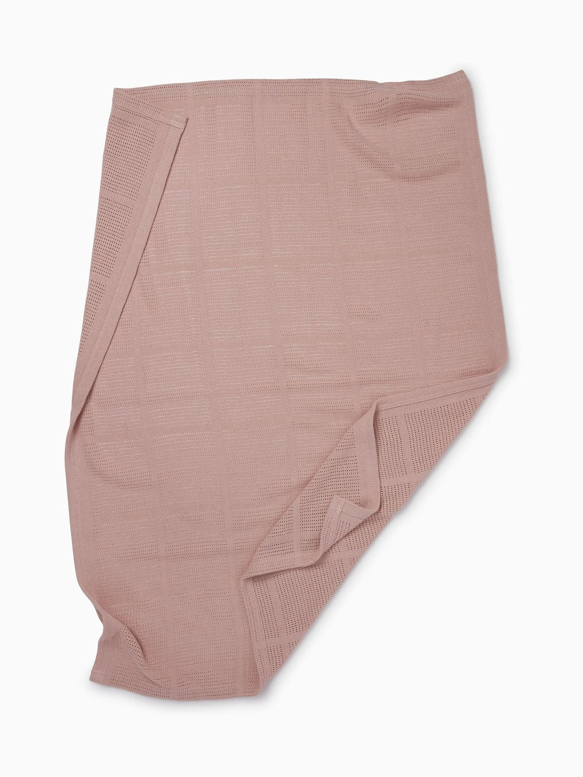 MORI Rose Pink Blend Cellular Baby Blanket