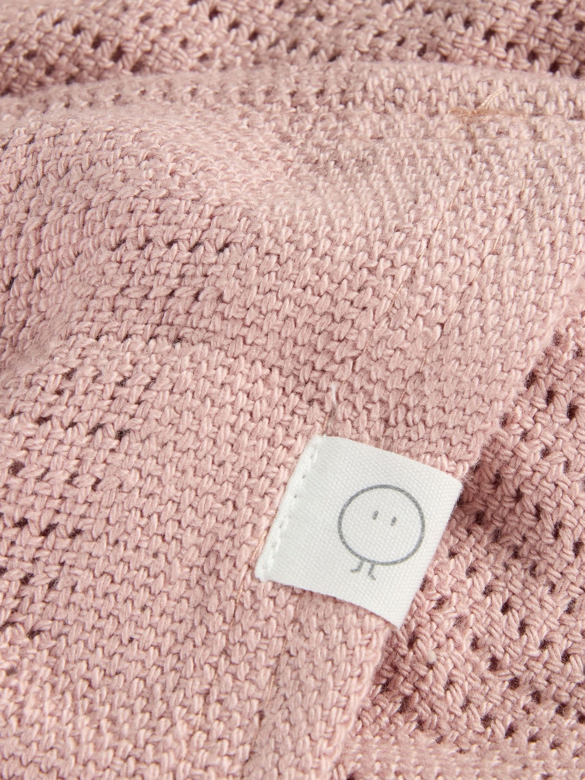 MORI Rose Pink Blend Cellular Baby Blanket