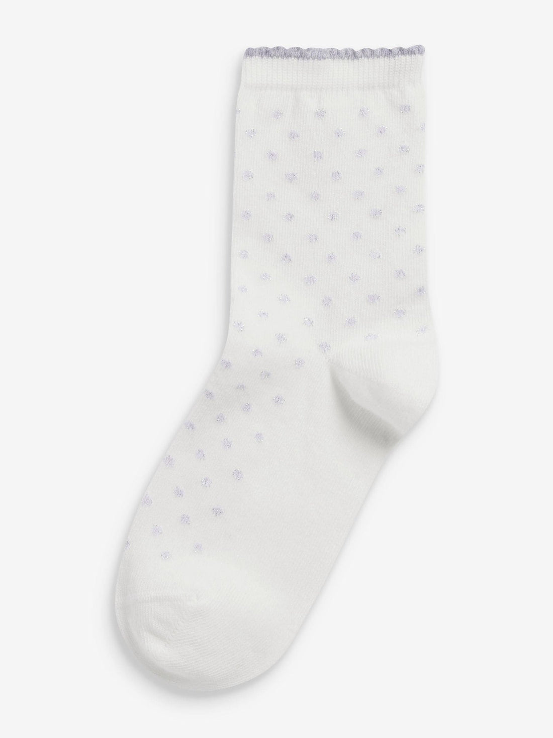 Pink 7 Pack Cotton Rich Pretty Ankle Socks