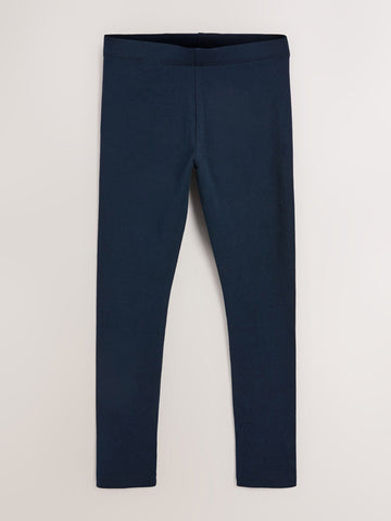 Navy Blue Long Length Leggings (3-16yrs)
