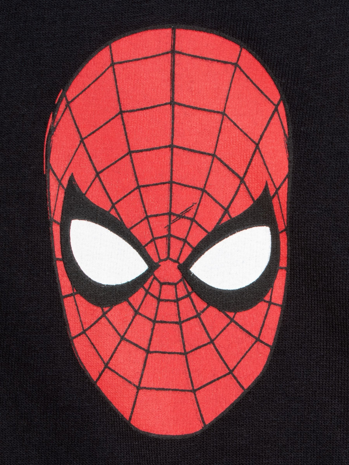 Character Black Marvel Spiderman Zip Through Hoodie With 1962 Back Print