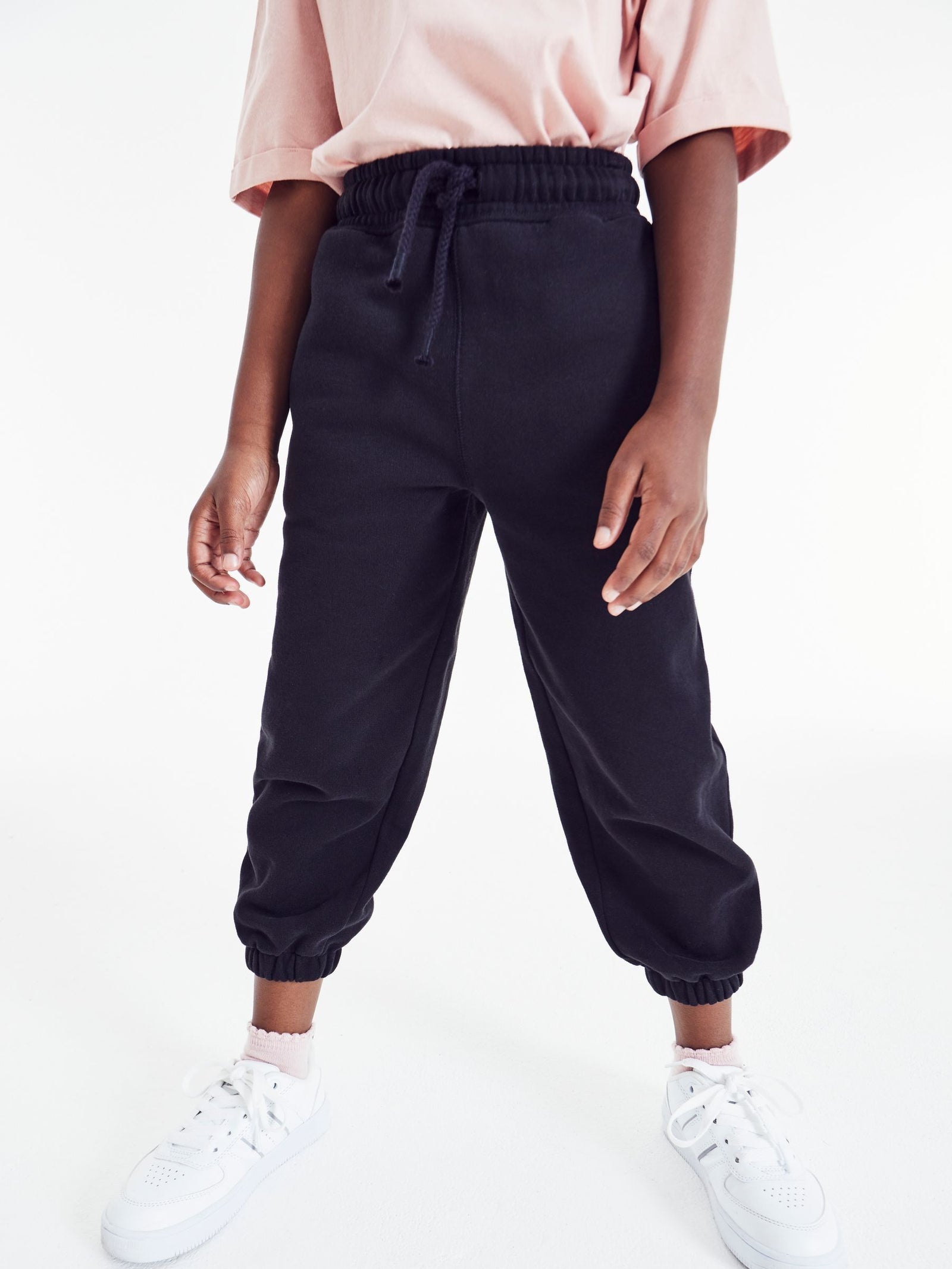 Black Oversized 90s Joggers (3-16yrs)