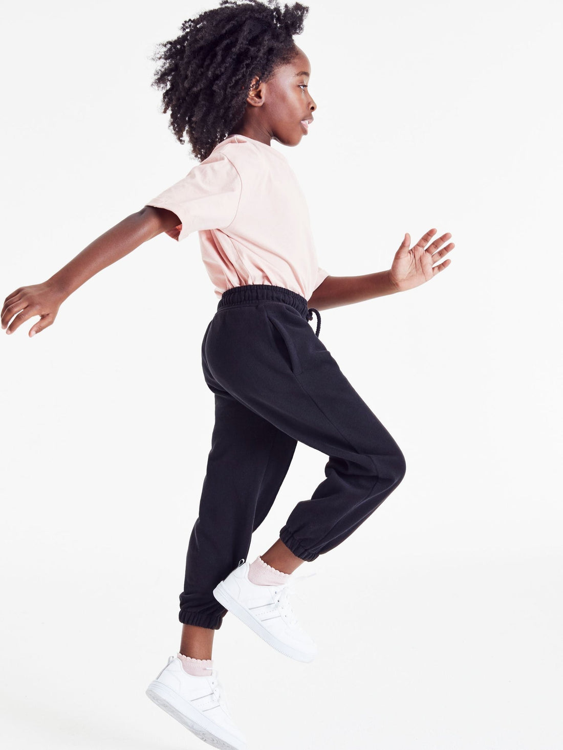 Black Oversized 90s Joggers (3-16yrs)