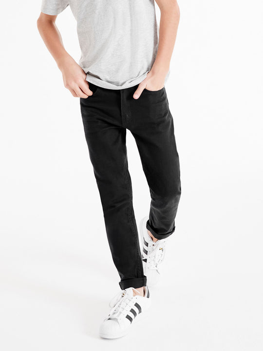 Black Regular Fit Stretch Jeans (3-17yrs)