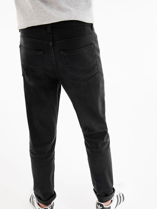 Black Regular Fit Stretch Jeans (3-17yrs)