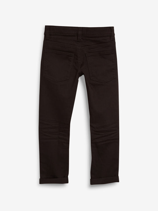 Black Regular Fit Stretch Jeans (3-17yrs)