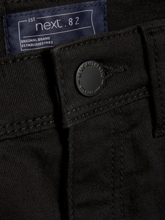 Black Regular Fit Stretch Jeans (3-17yrs)