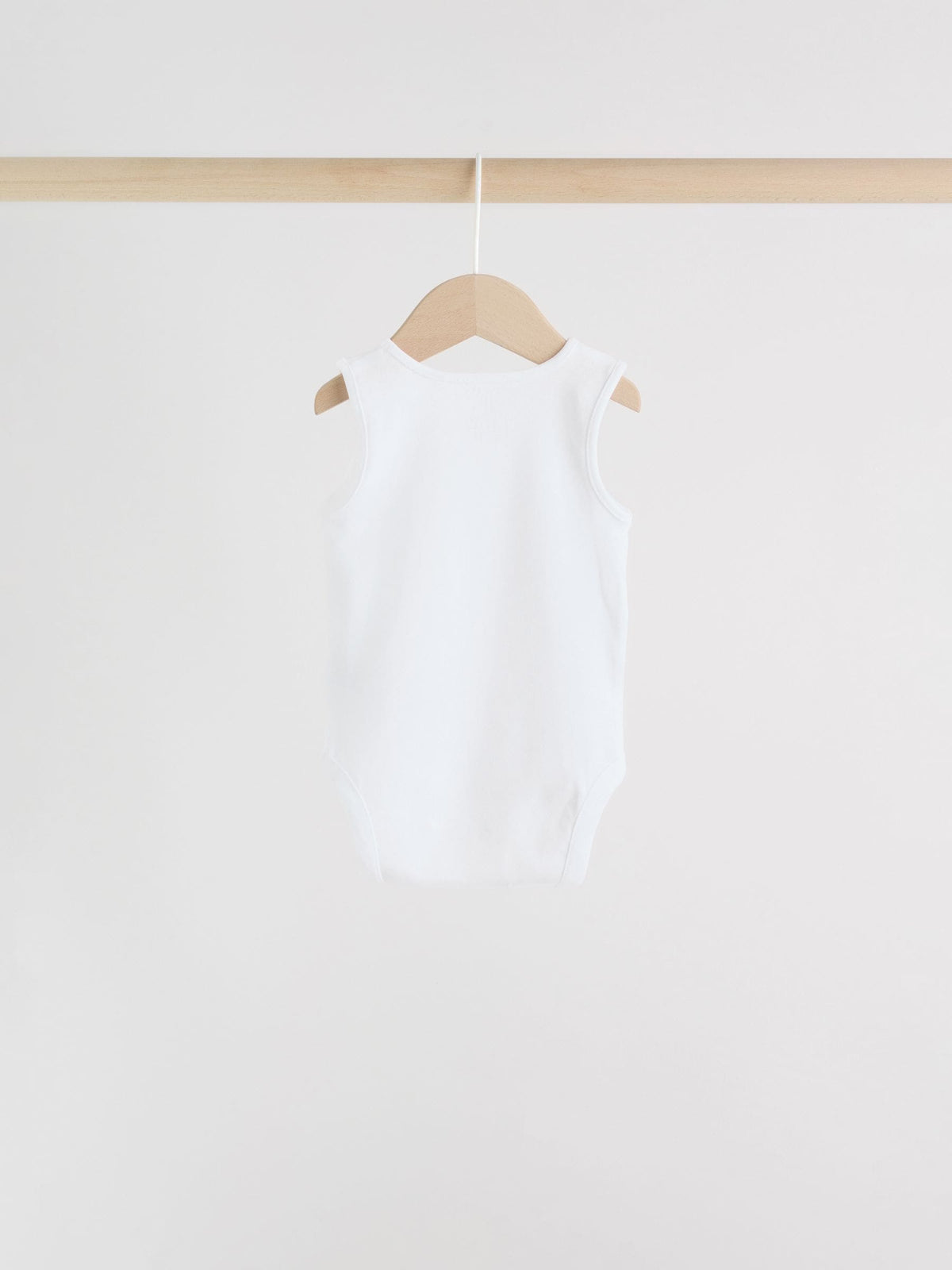 White 5 Pack Baby Vest Bodysuits