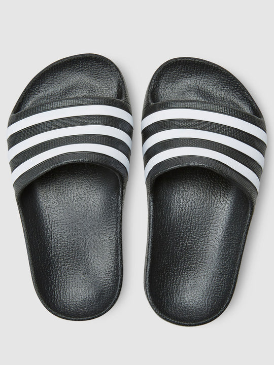 adidas Black Adilette Kids Swim Sandals