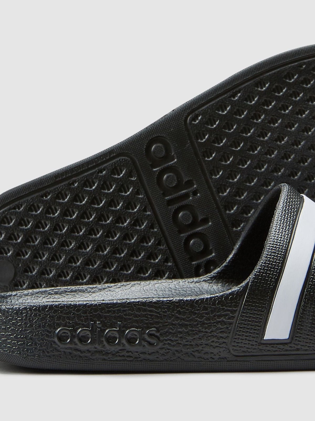adidas Black Adilette Kids Swim Sandals