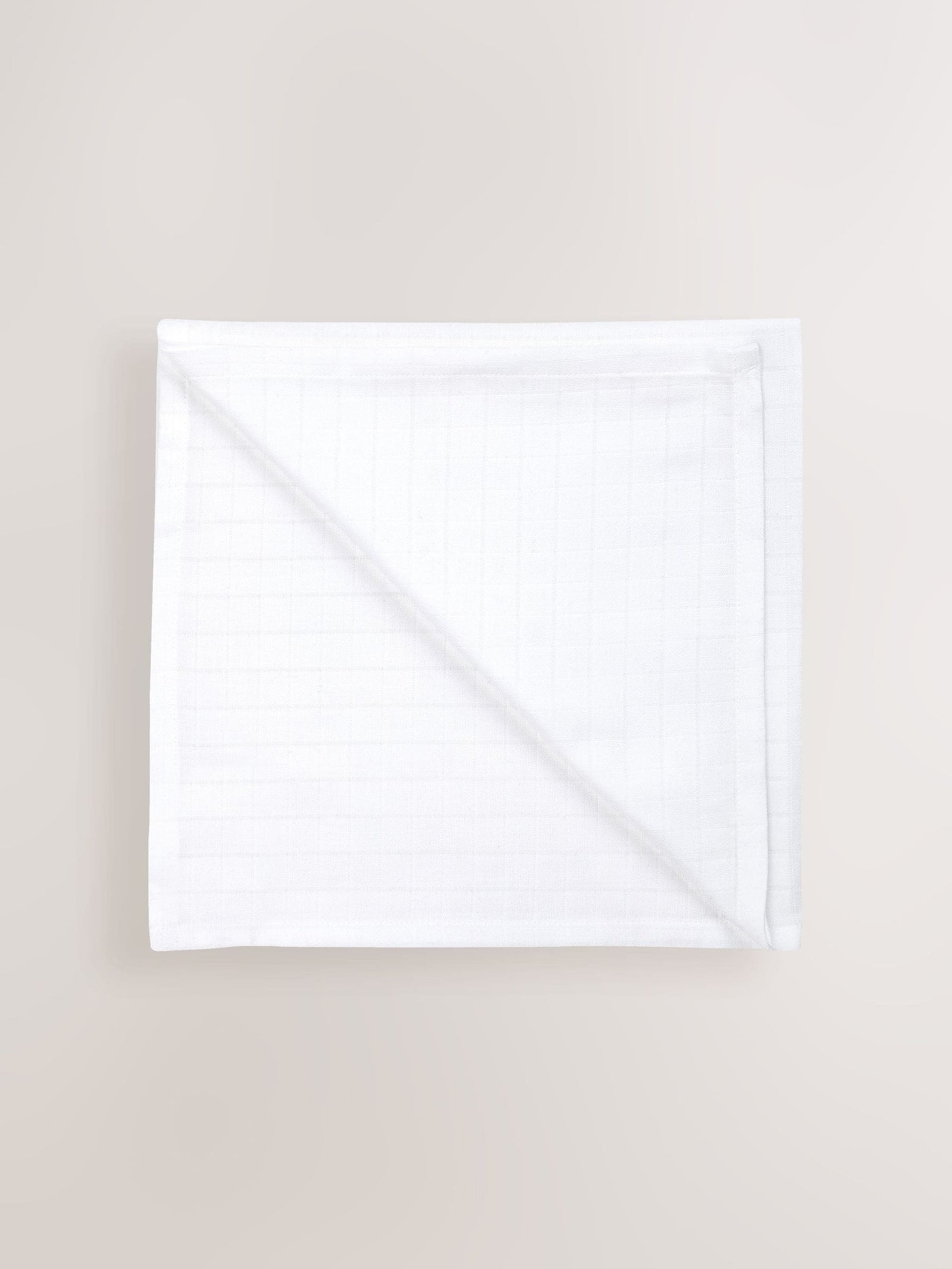 White 100% Cotton Muslin Baby Cloths 4 Pack