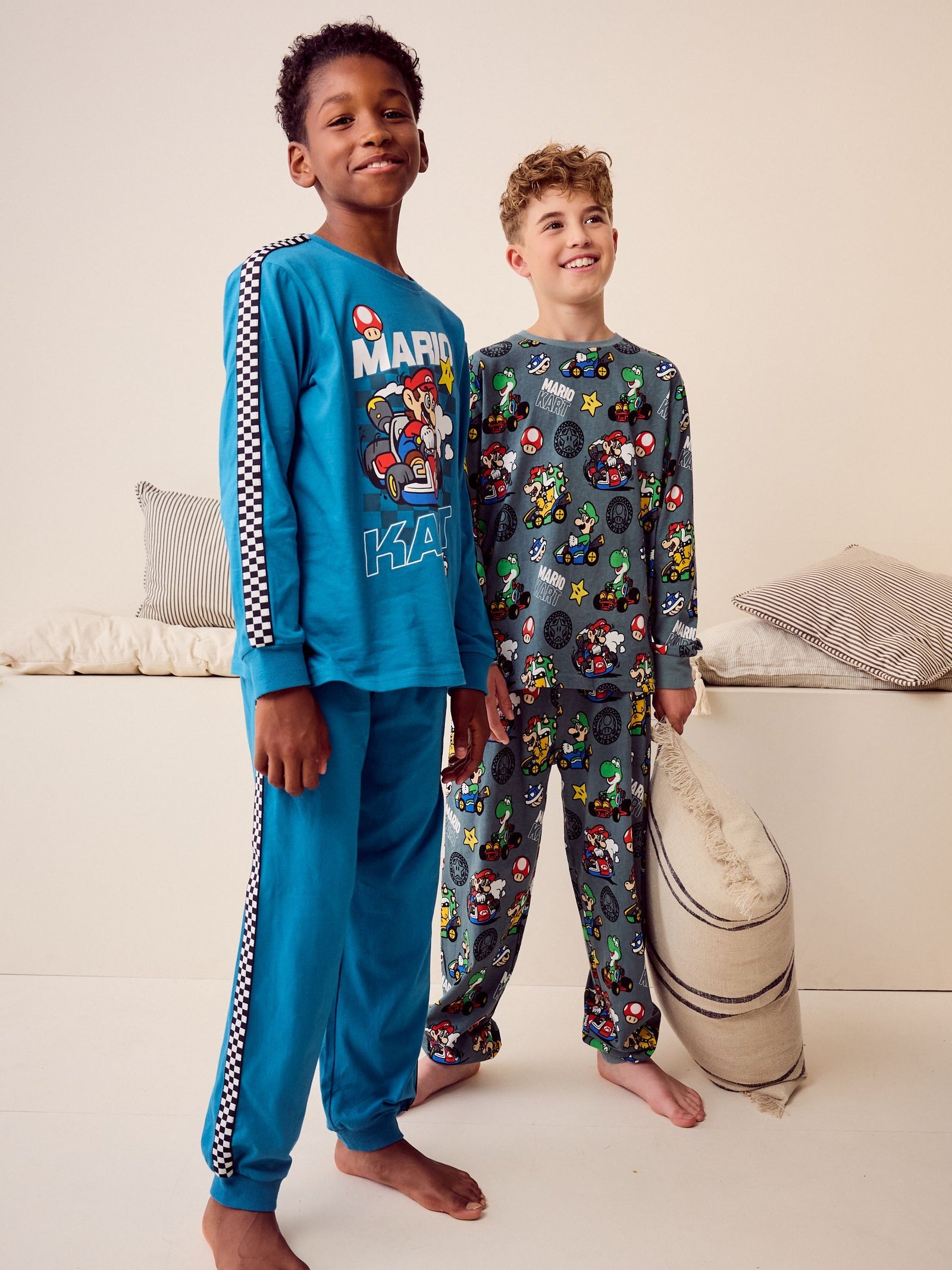 Mario Kart Green/Blue Jogger Pyjamas 2 Pack (3-14yrs)