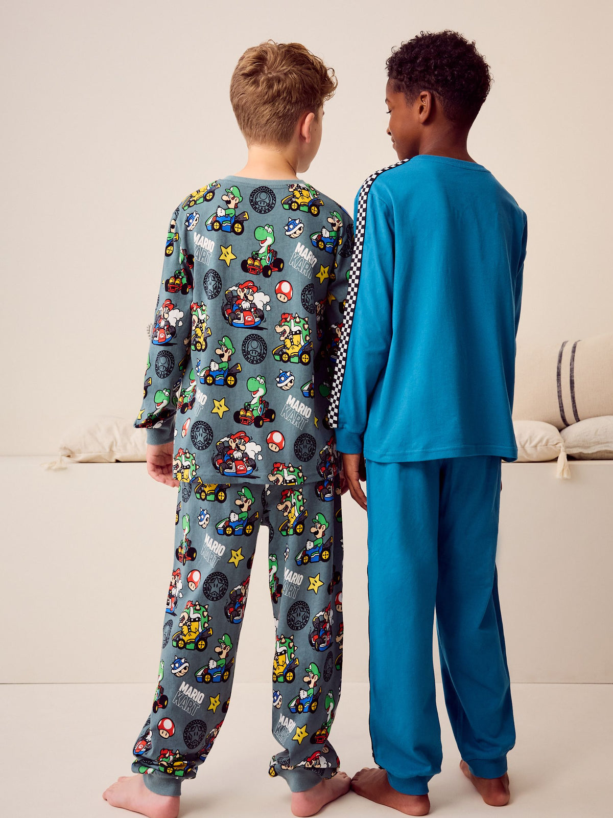 Mario Kart Green/Blue Jogger Pyjamas 2 Pack (3-14yrs)