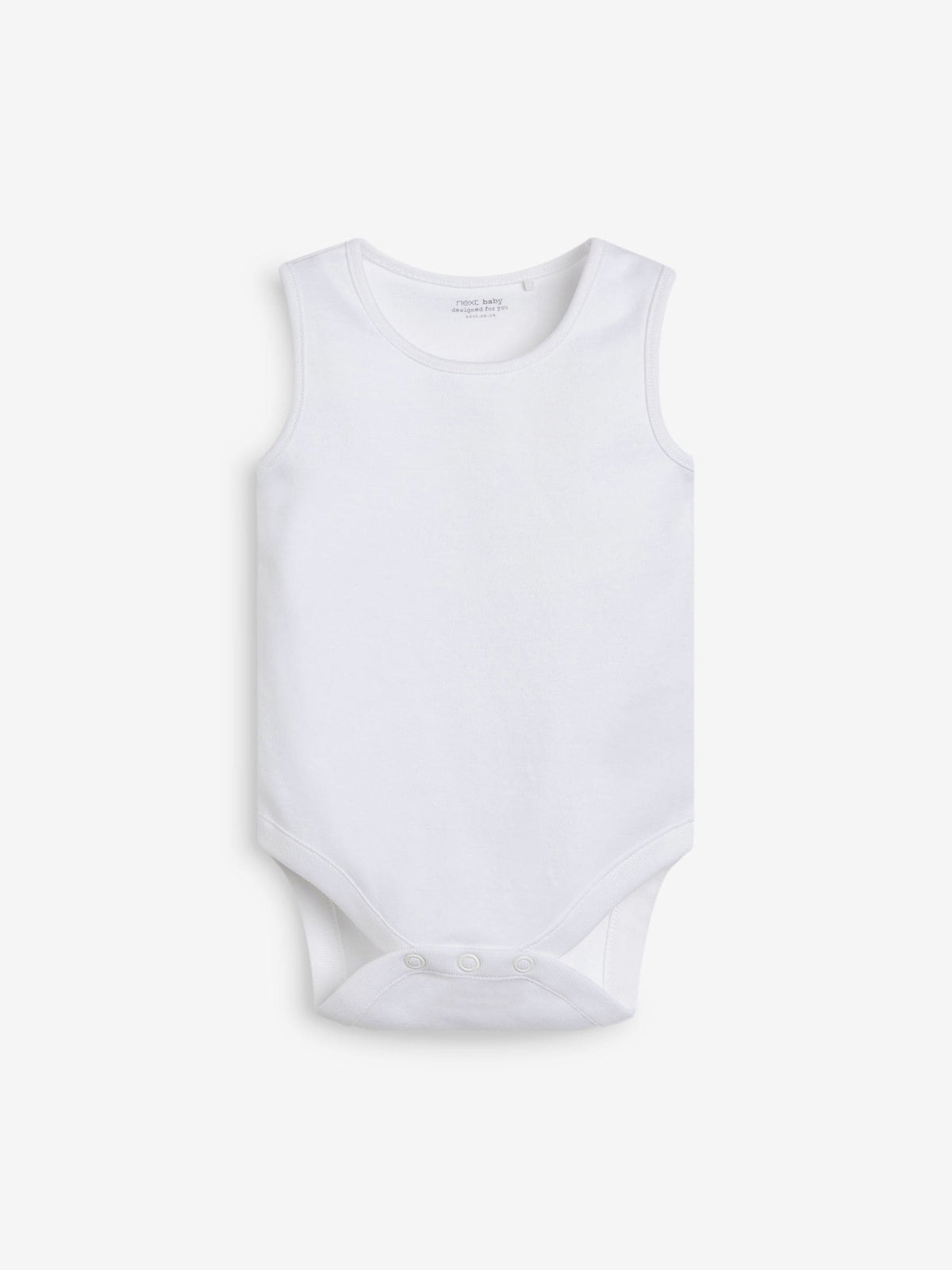 Blue 7 Pack Baby Vest Bodysuits