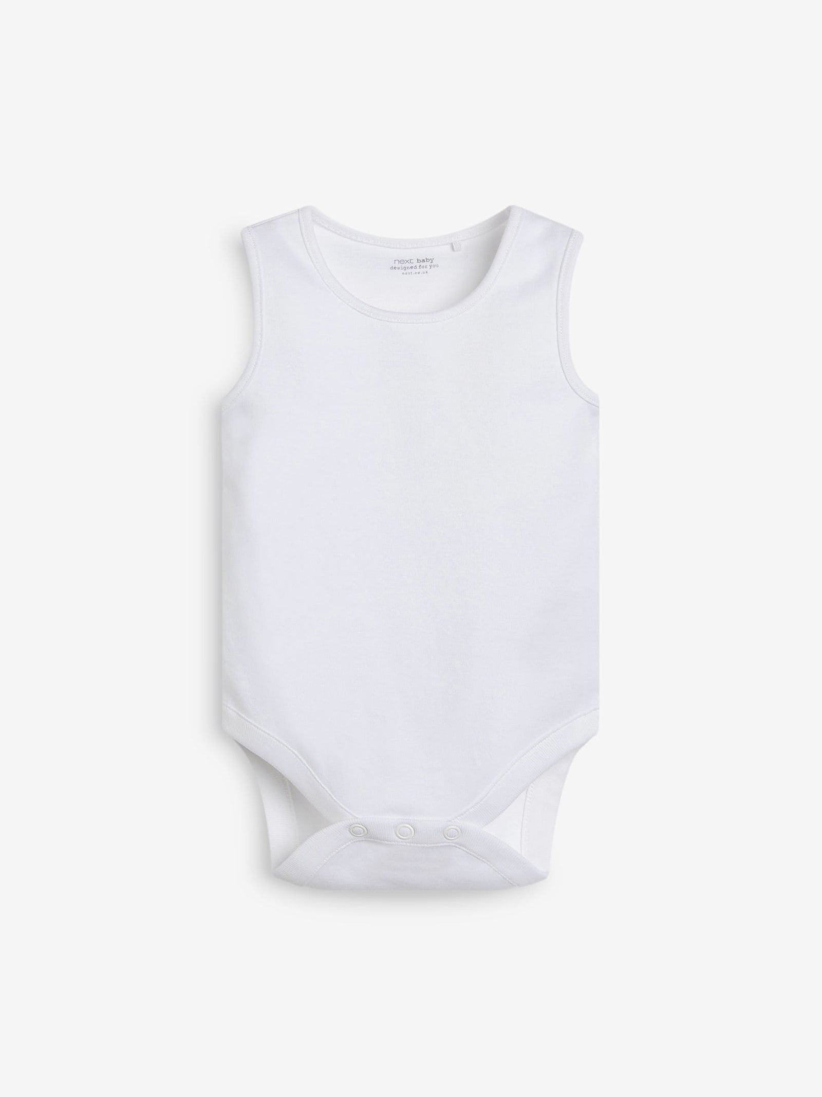 Blue 7 Pack Baby Vest Bodysuits