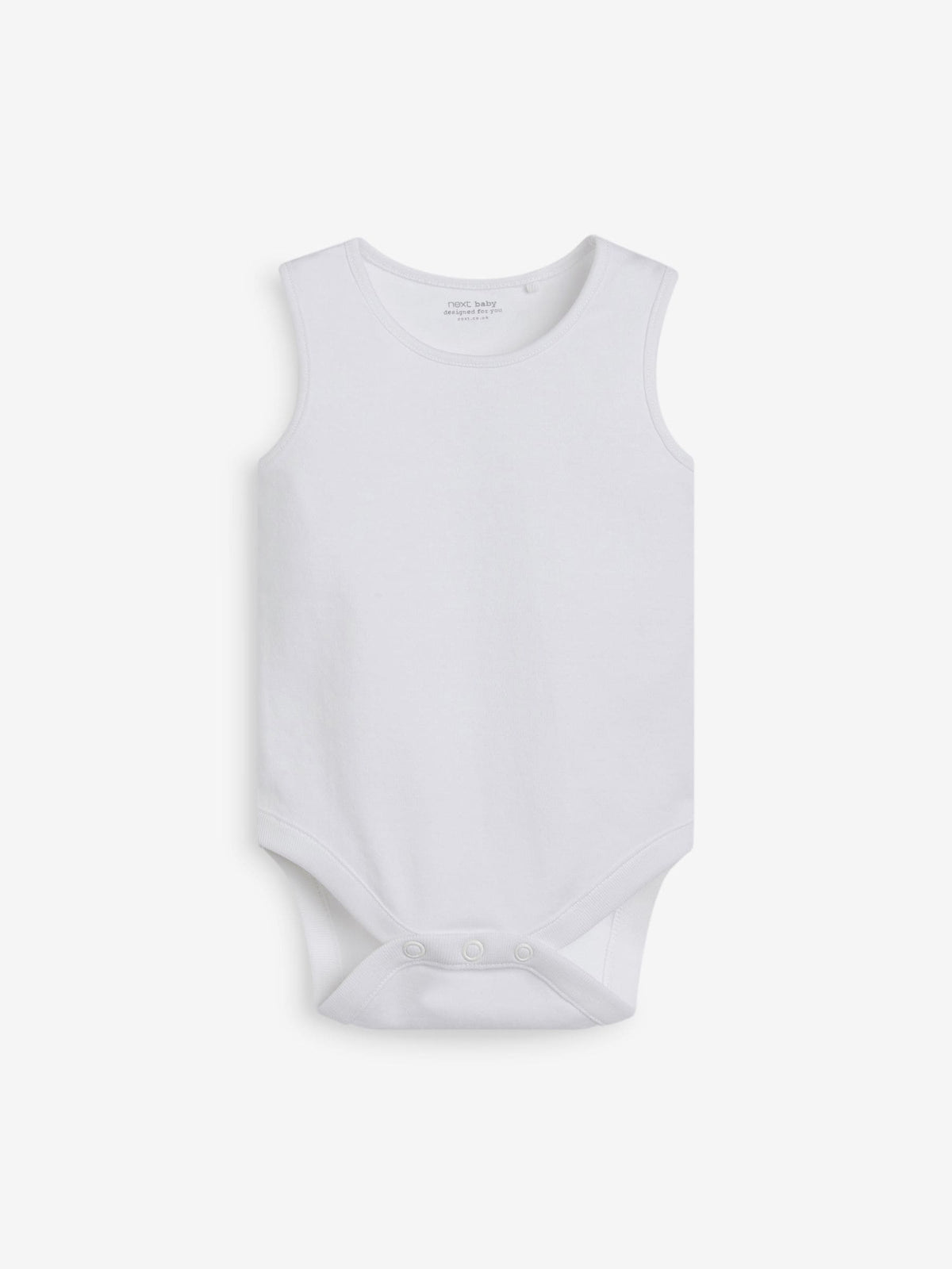 Blue 7 Pack Baby Vest Bodysuits