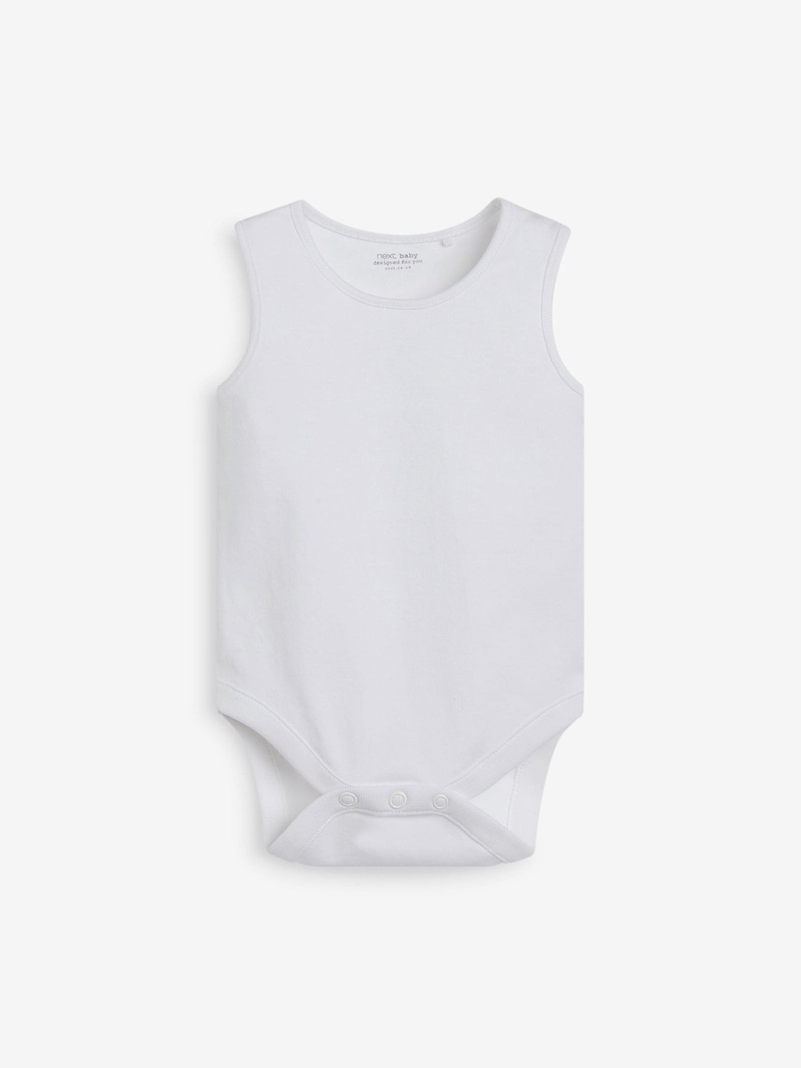 Blue 7 Pack Baby Vest Bodysuits