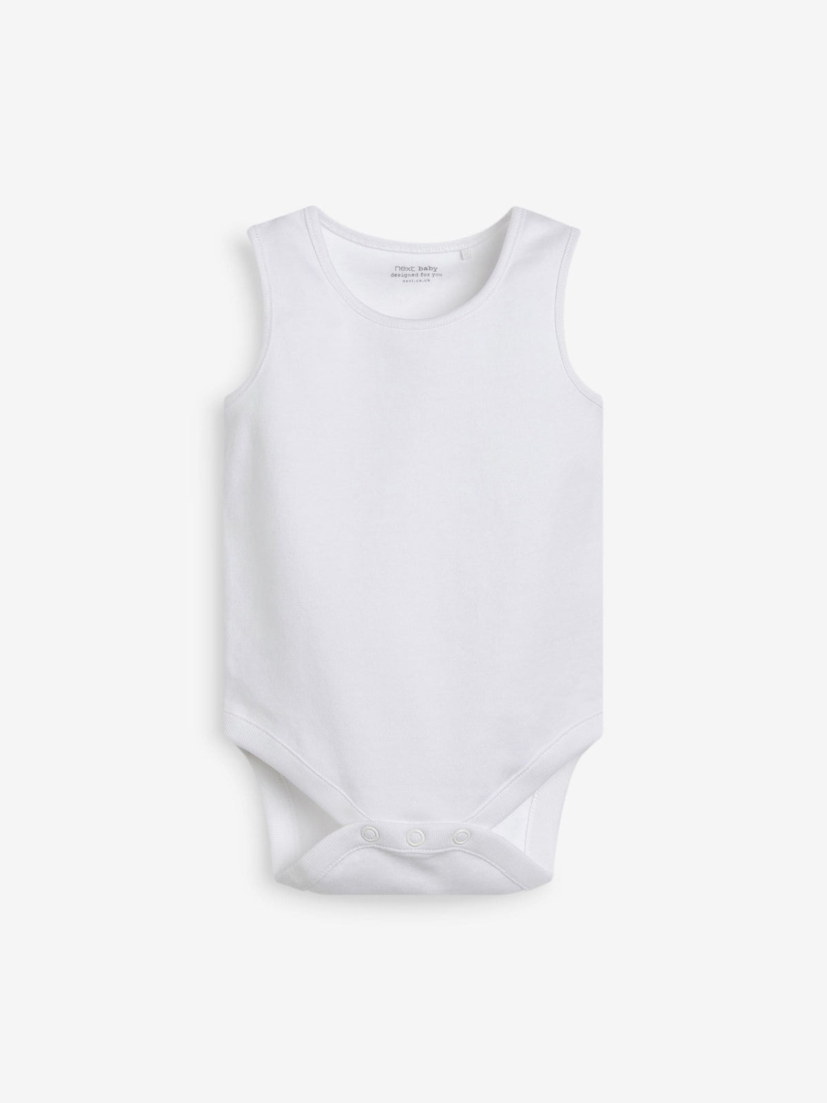 Blue 7 Pack Baby Vest Bodysuits
