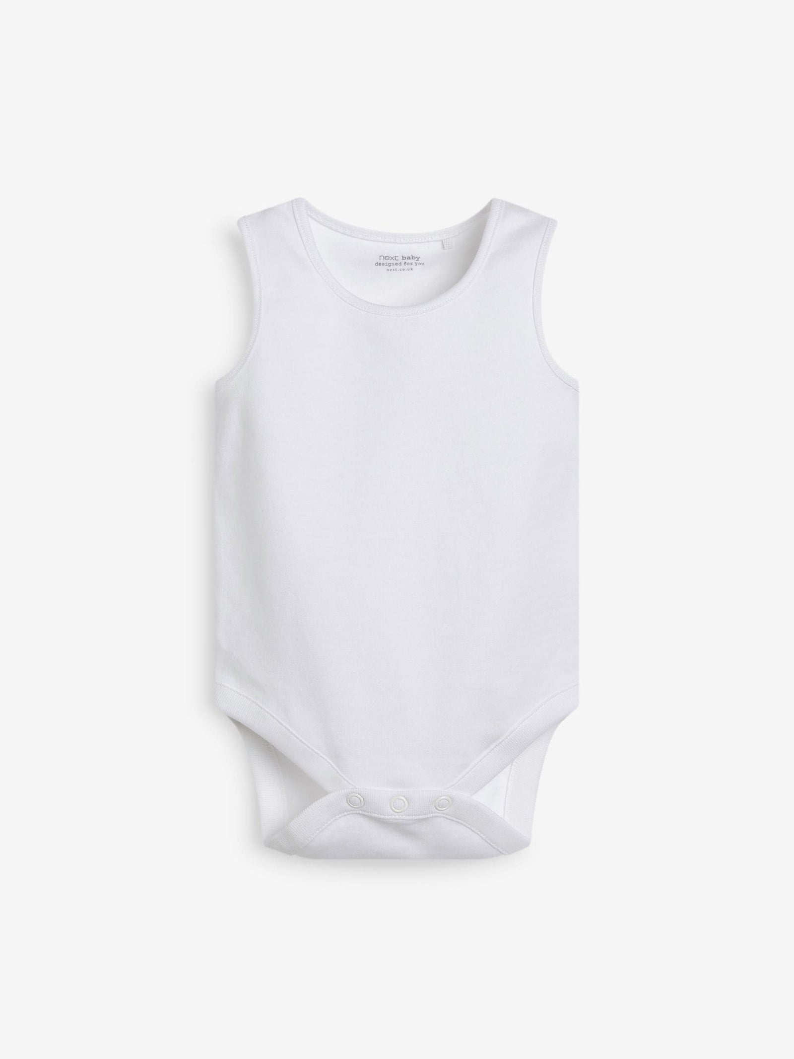 Blue 7 Pack Baby Vest Bodysuits