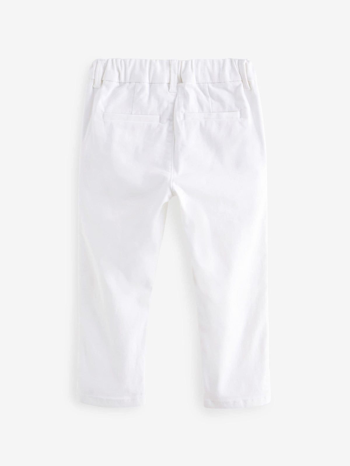 White Stretch Chino Trousers (3mths-7yrs)