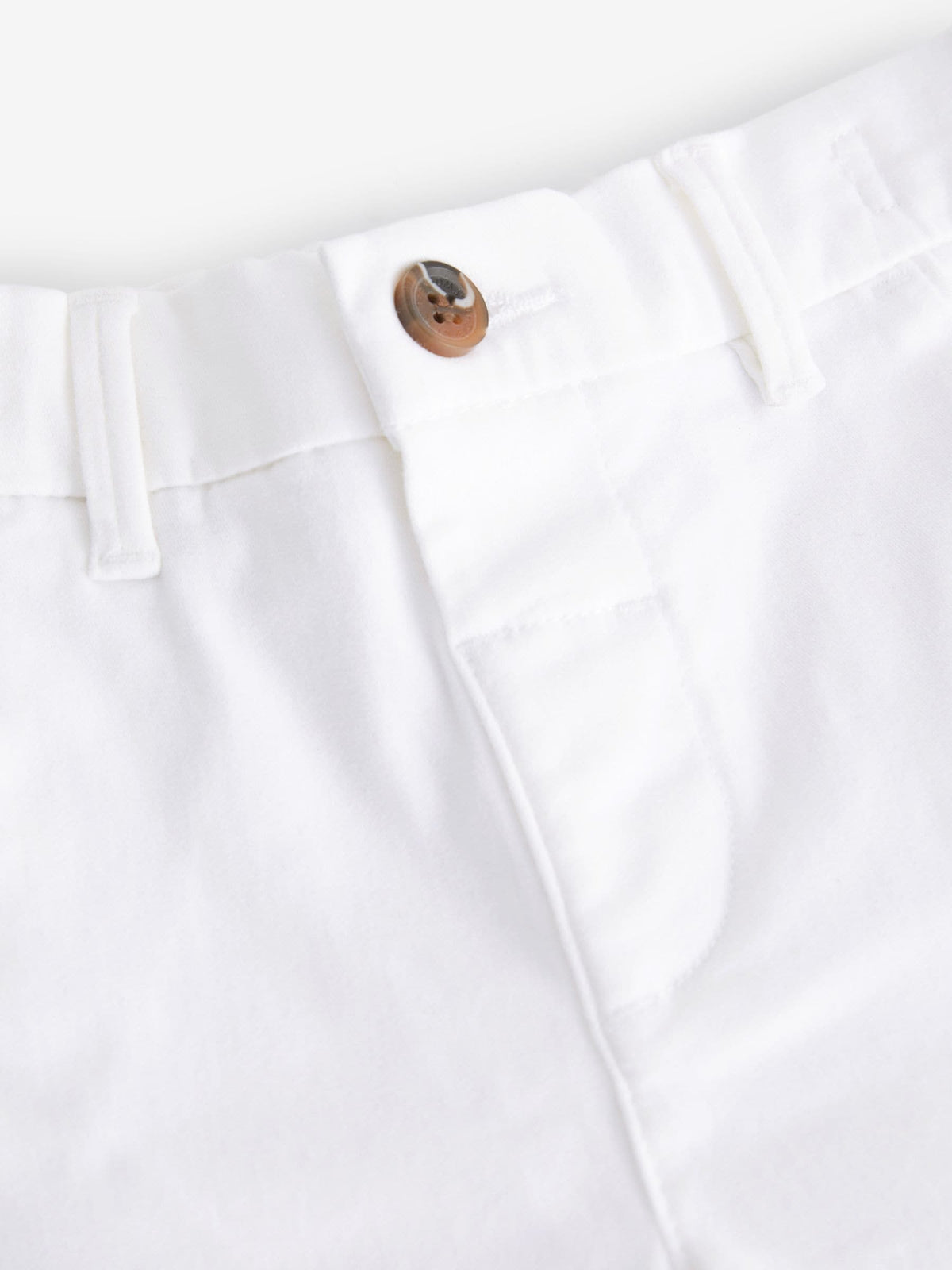 White Stretch Chino Trousers (3mths-7yrs)