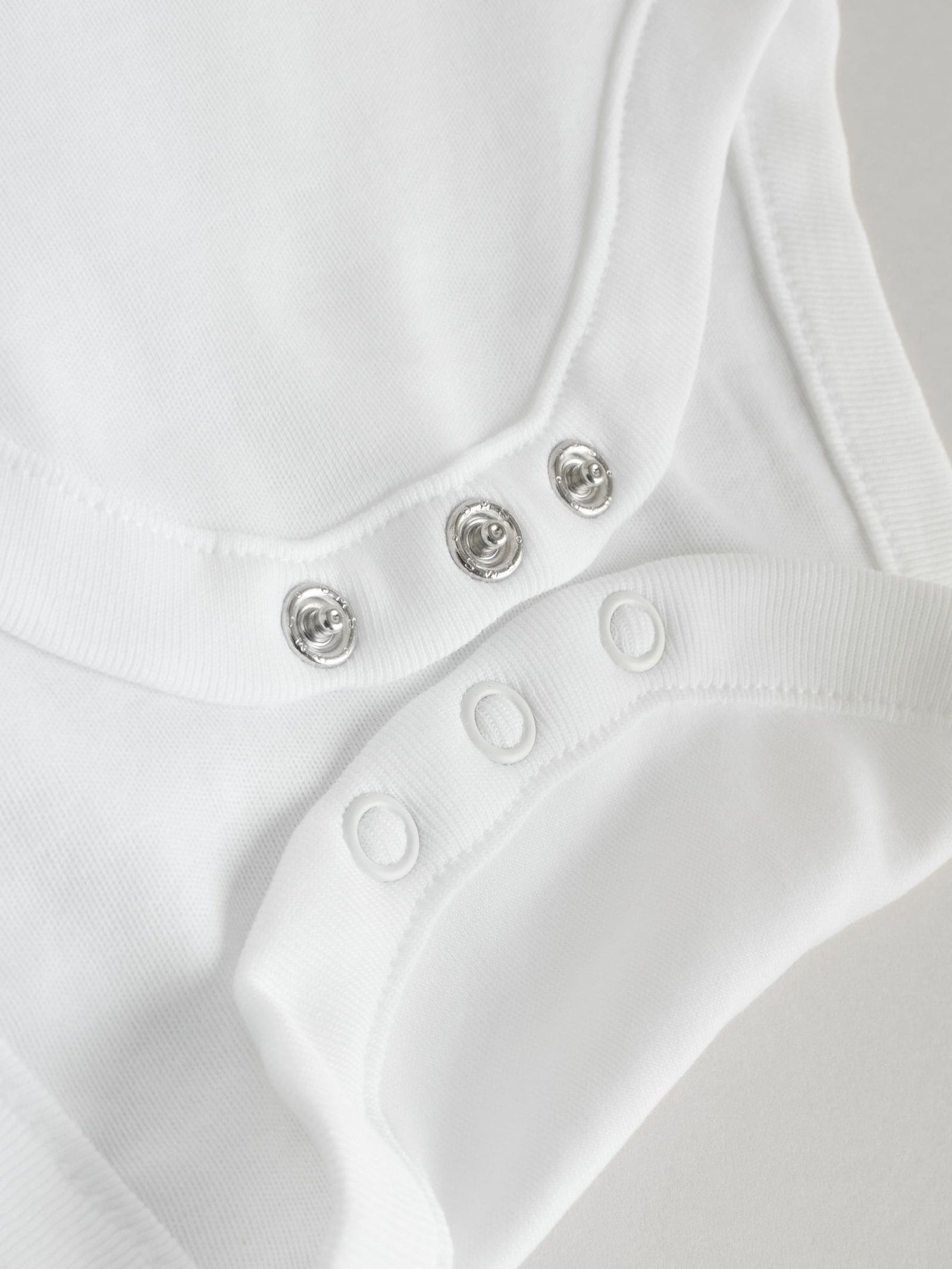 White 10 Pack Baby Vest Bodysuits