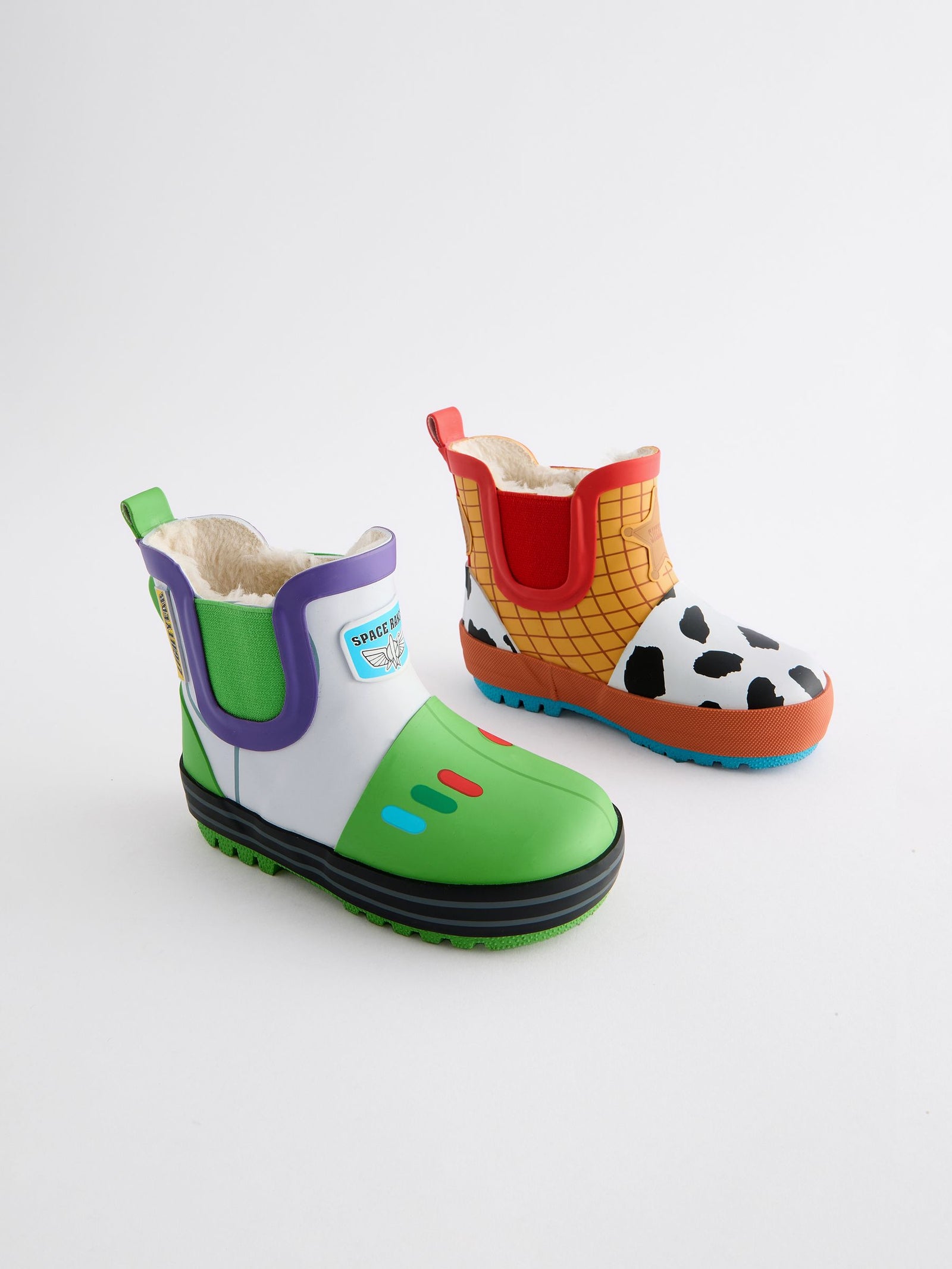 Ochre Yellow Toy Story Warm Lined Ankle Wellies