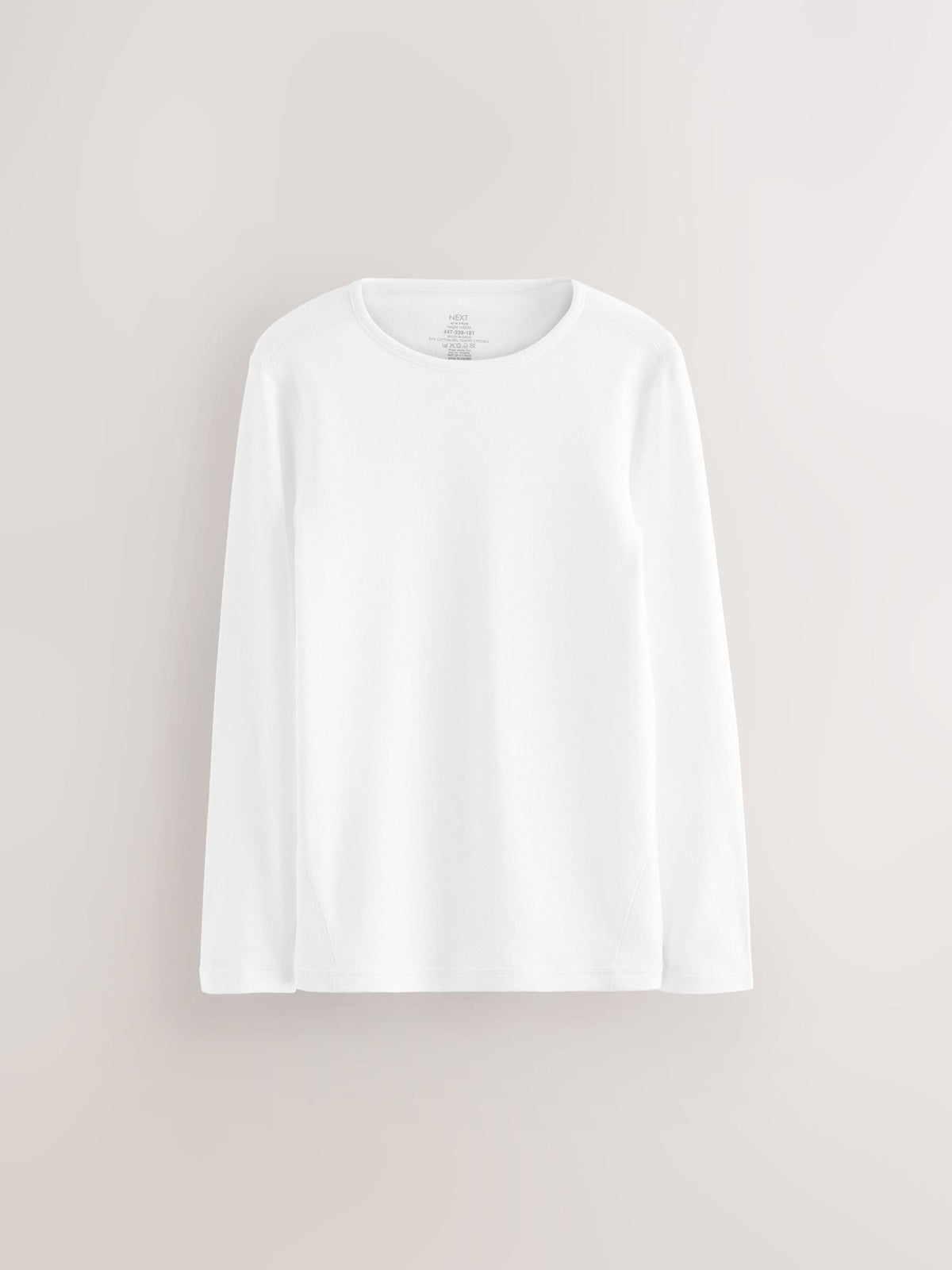 White Kind To Skin Long Sleeve T-Shirts 2 Pack (9mths-12yrs)