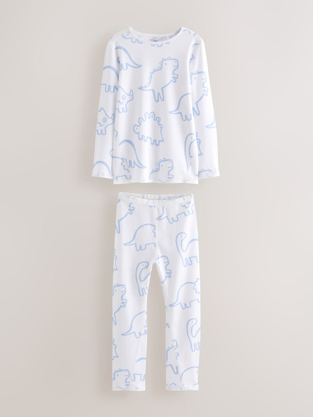 Blue Dinosaur Print Kind to Skin Pyjamas 2 Pack (9mths-12yrs)