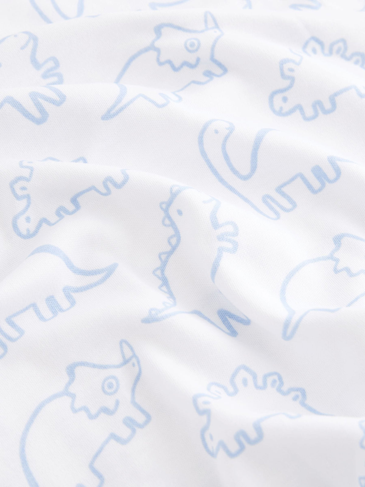 Blue Dinosaur Print Kind to Skin Pyjamas 2 Pack (9mths-12yrs)